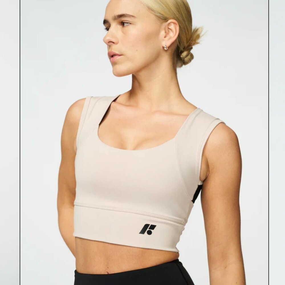 Forme Power Sports Bra in Ecru